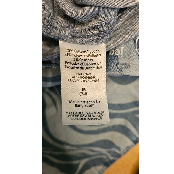 Wonder Nation Kids Girl's Size Medium (7/8) Flare Jegging - Picture 5 of 7